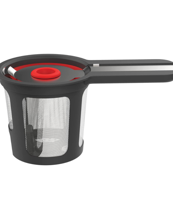 Instant solo reusable coffee pod with handle